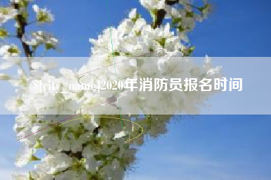 临朐2020年消防员报名时间