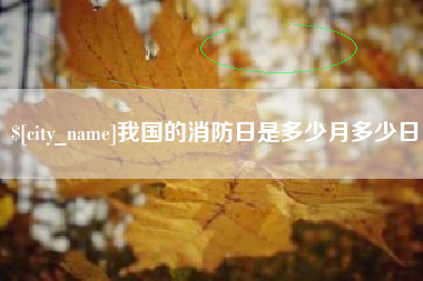 临朐我国的消防日是多少月多少日