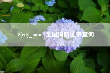 临朐全国消防证书查询