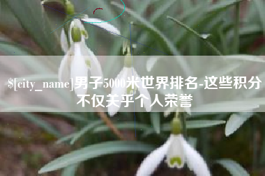 临朐男子5000米世界排名-这些积分不仅关乎个人荣誉