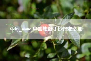 临朐中国地图手抄报怎么画