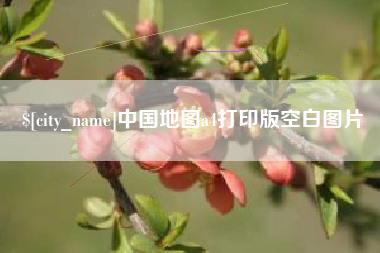临朐中国地图a4打印版空白图片