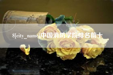 临朐中国消防学院排名前十