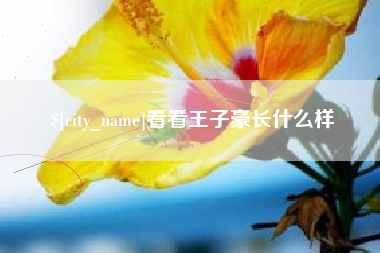 临朐看看王子豪长什么样