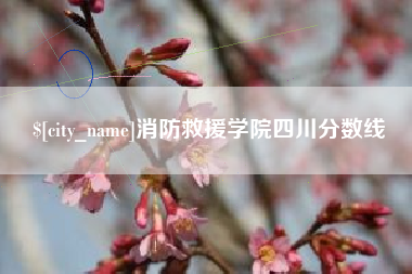 临朐消防救援学院四川分数线