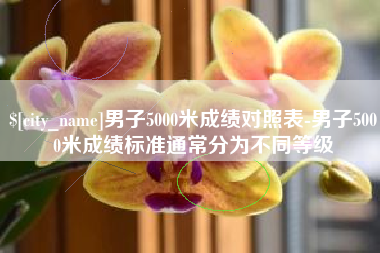 临朐男子5000米成绩对照表-男子5000米成绩标准通常分为不同等级