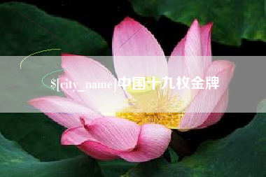临朐中国十九枚金牌