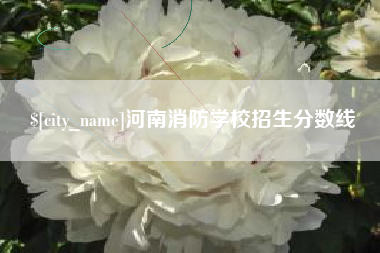 临朐河南消防学校招生分数线