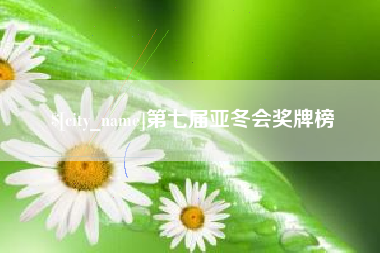 临朐第七届亚冬会奖牌榜