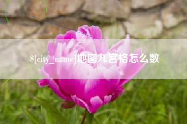 临朐地图九宫格怎么数