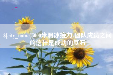临朐5000米滑冰接力-团队成员之间的信任是成功的基石