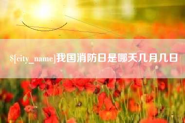 临朐我国消防日是哪天几月几日
