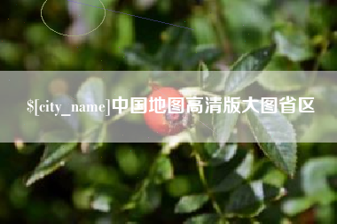 临朐中国地图高清版大图省区