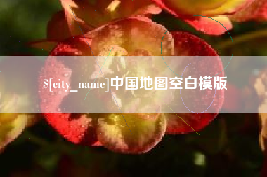 临朐中国地图空白模版