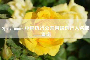 临朐中国执行公开网被执行人名单查询