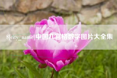 临朐中国九宫格数字图片大全集