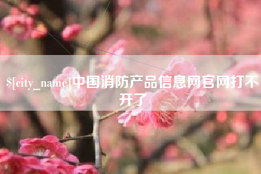 临朐中国消防产品信息网官网打不开了