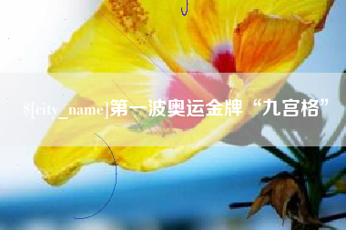 临朐第一波奥运金牌“九宫格”
