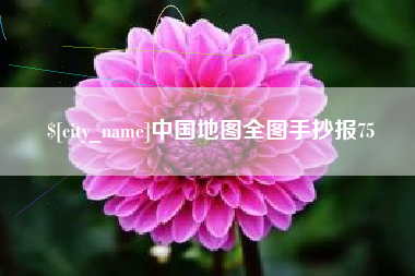 临朐中国地图全图手抄报75