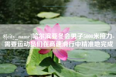 临朐哈尔滨亚冬会男子5000米接力-需要运动员们在高速滑行中精准地完成