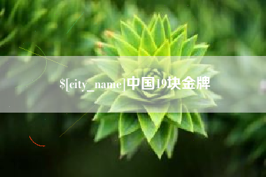 临朐中国19块金牌