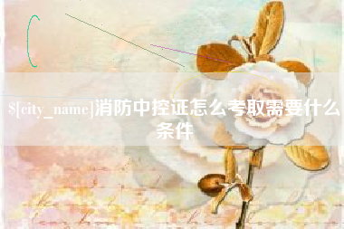 临朐消防中控证怎么考取需要什么条件
