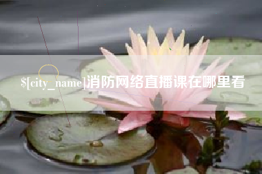 临朐消防网络直播课在哪里看