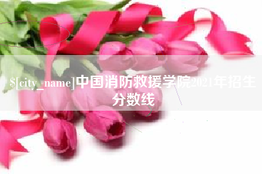 临朐中国消防救援学院2021年招生分数线