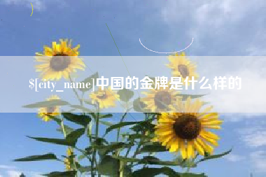 临朐中国的金牌是什么样的